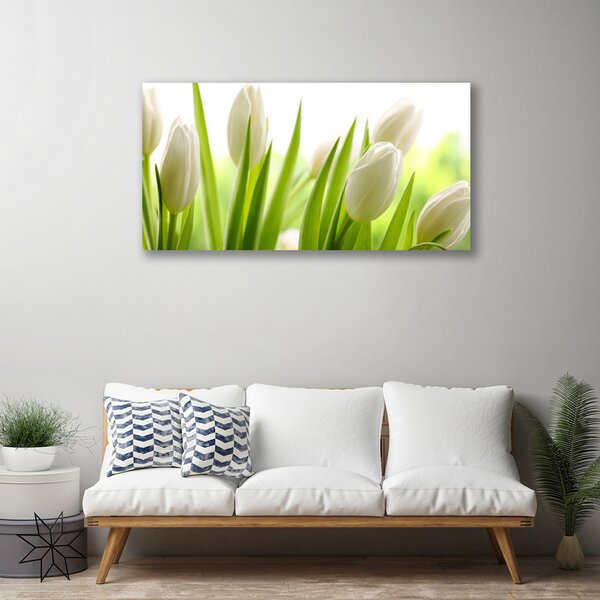 Obraz canvas na ścianę Tęczowy Dywan Tulipanów
