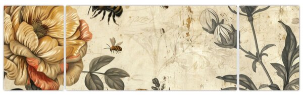 Obraz - Bee Meadow (170x50 cm)