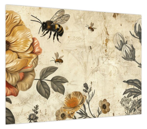 Obraz - Bee Meadow (70x50 cm)