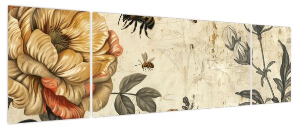 Obraz - Bee Meadow (170x50 cm)