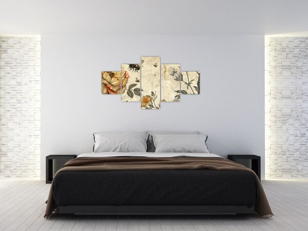 Obraz - Bee Meadow (125x70 cm)