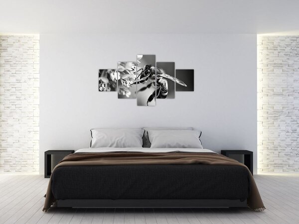Obraz - Szczegół pszczoły (125x70 cm)