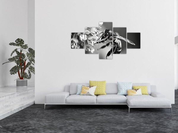 Obraz - Szczegół pszczoły (125x70 cm)