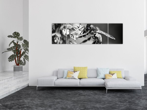 Obraz - Szczegół pszczoły (170x50 cm)