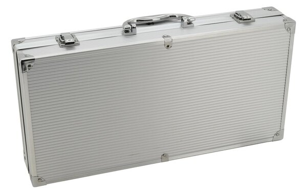 Zestaw 11 akcesoriów do grilla w walizce Cattara Alu Grey Line