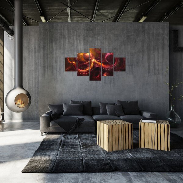 Obraz - Ośmiornica, obraz olejny (125x70 cm)