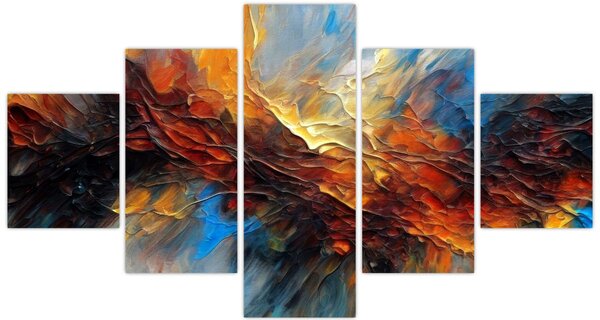 Obraz - Tekstura koloru (125x70 cm)