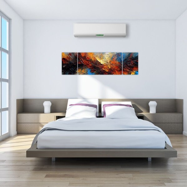 Obraz - Tekstura koloru (170x50 cm)