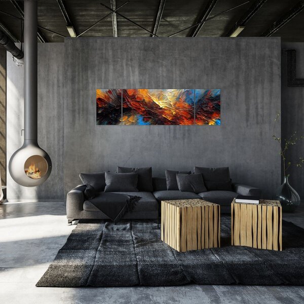 Obraz - Tekstura koloru (170x50 cm)