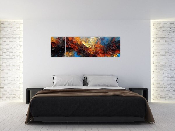 Obraz - Tekstura koloru (170x50 cm)