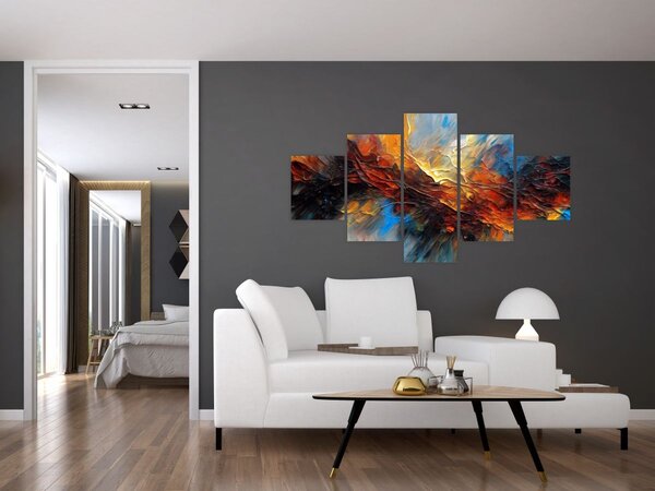 Obraz - Tekstura koloru (125x70 cm)