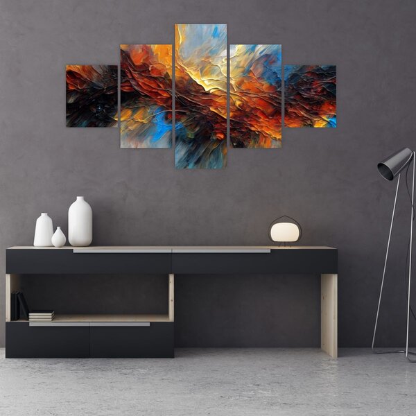 Obraz - Tekstura koloru (125x70 cm)