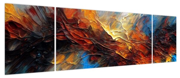 Obraz - Tekstura koloru (170x50 cm)