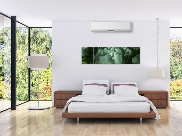 Obraz - Las porośnięty mchem (170x50 cm)