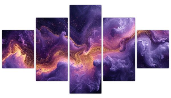 Obraz - Fioletowa Mgławica (125x70 cm)