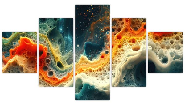 Obraz - Nowoczesna abstrakcja (125x70 cm)