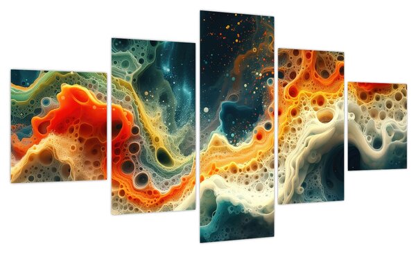 Obraz - Nowoczesna abstrakcja (125x70 cm)