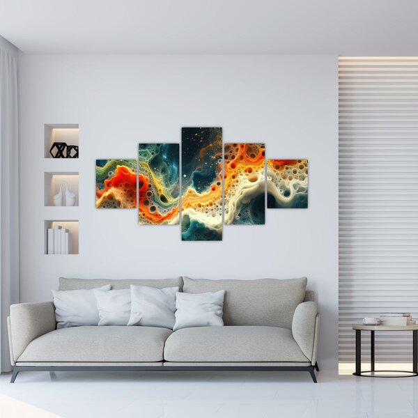 Obraz - Nowoczesna abstrakcja (125x70 cm)