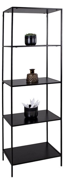 Czarny regał House Nordic Vita Shelf, 51x170 cm