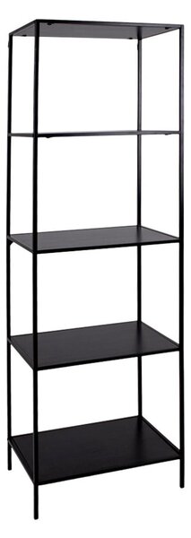 Czarny regał House Nordic Vita Shelf, 51x170 cm