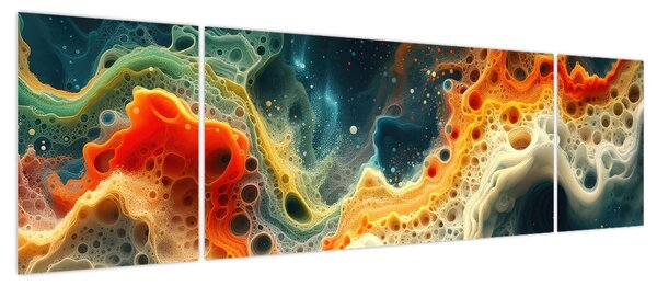 Obraz - Nowoczesna abstrakcja (170x50 cm)