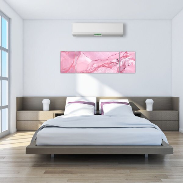 Obraz - Różowy marmur (170x50 cm)
