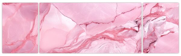 Obraz - Różowy marmur (170x50 cm)