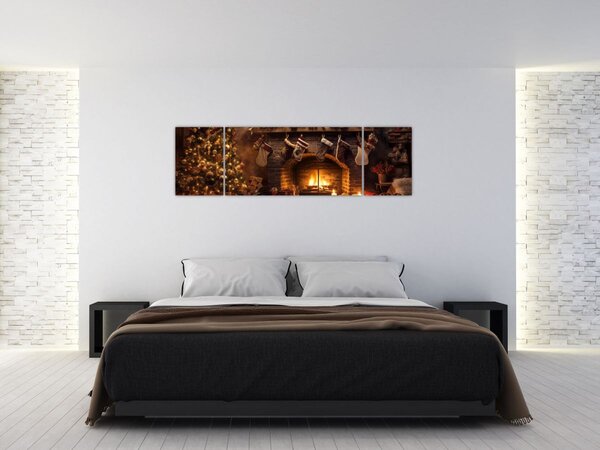 Obraz - Świąteczna atmosfera (170x50 cm)