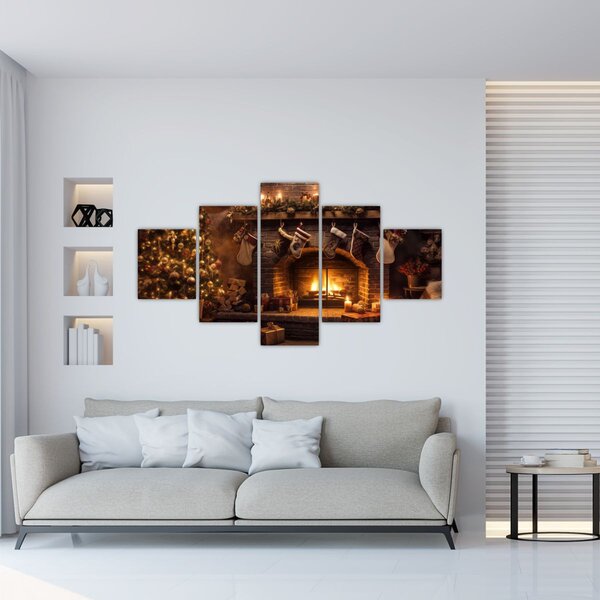 Obraz - Świąteczna atmosfera (125x70 cm)
