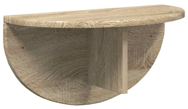 Nowoczesna półka ścienna w kolorze dąb sonoma, minimalistyczny design do salonu, sypialni i biura