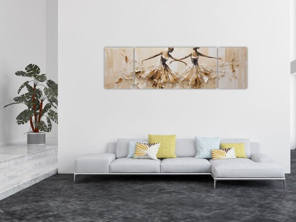 Obraz - Baleriny (170x50 cm)