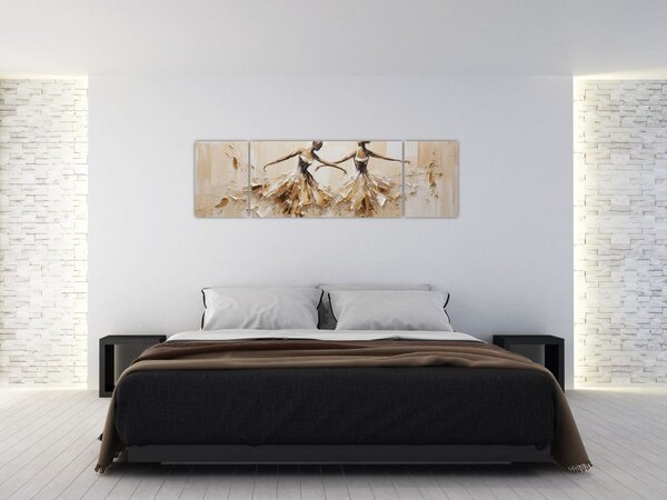 Obraz - Baleriny (170x50 cm)