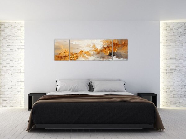 Obraz - Złota tekstura (170x50 cm)