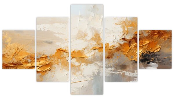 Obraz - Złota tekstura (125x70 cm)