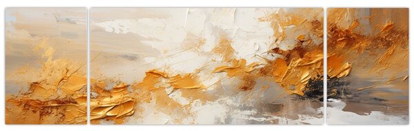 Obraz - Złota tekstura (170x50 cm)