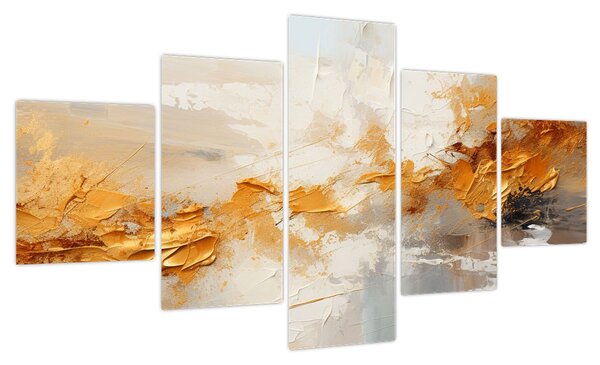 Obraz - Złota tekstura (125x70 cm)