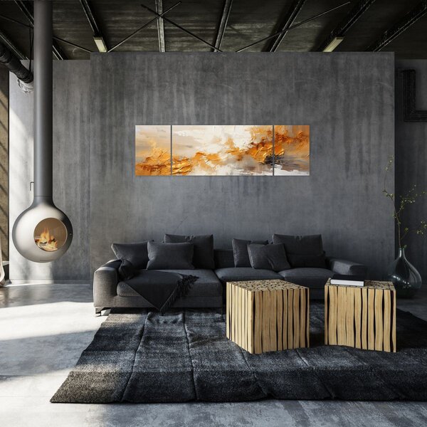 Obraz - Złota tekstura (170x50 cm)