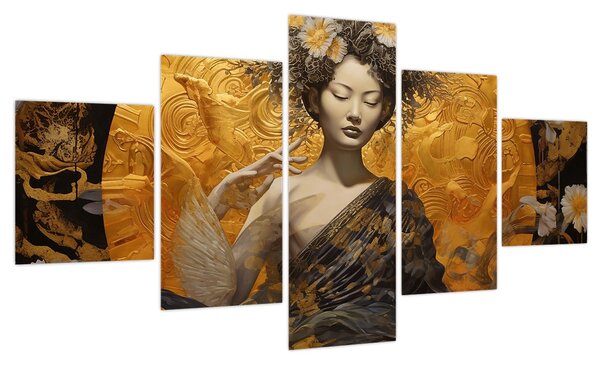 Obraz - Japonka (125x70 cm)