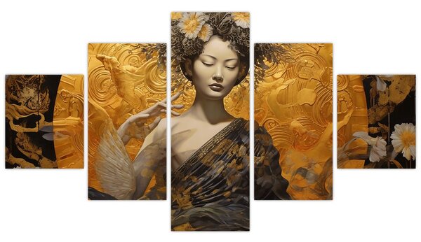 Obraz - Japonka (125x70 cm)