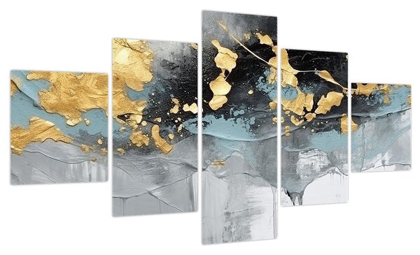Obraz - Abstrakcja (125x70 cm)