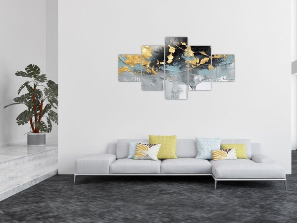 Obraz - Abstrakcja (125x70 cm)