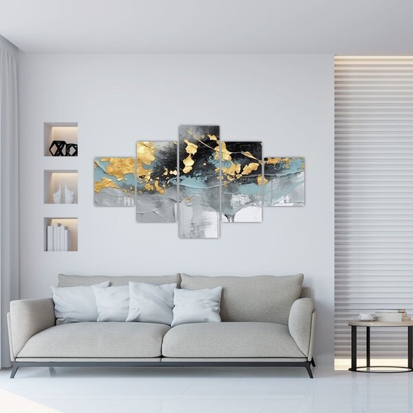 Obraz - Abstrakcja (125x70 cm)