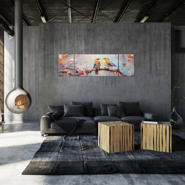 Obraz - Gołąbki (170x50 cm)