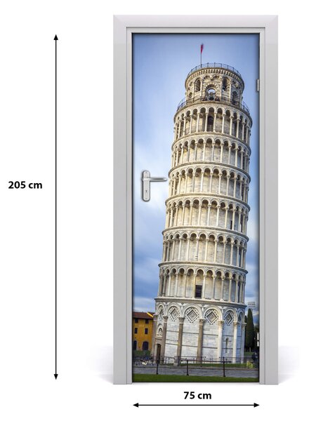 Fototapeta samoprzylepna DRZWI Krzywa wieża Piza