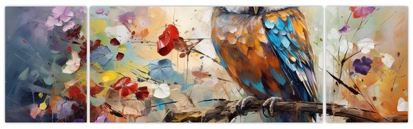 Obraz - Malowana sowa (170x50 cm)