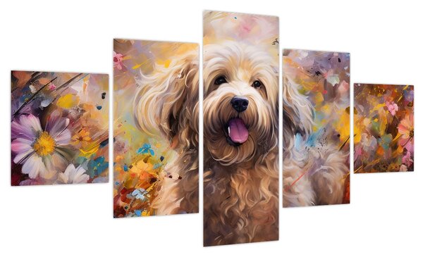 Obraz - Happy Dog II. (125x70 cm)