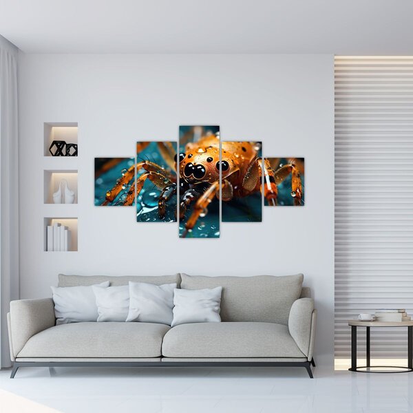Obraz - Szczegół pająka (125x70 cm)