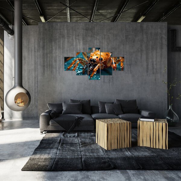 Obraz - Szczegół pająka (125x70 cm)