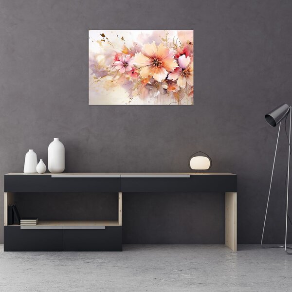 Obraz - Kwiaty (70x50 cm)