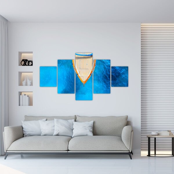 Obraz - Letnia łódź (125x70 cm)